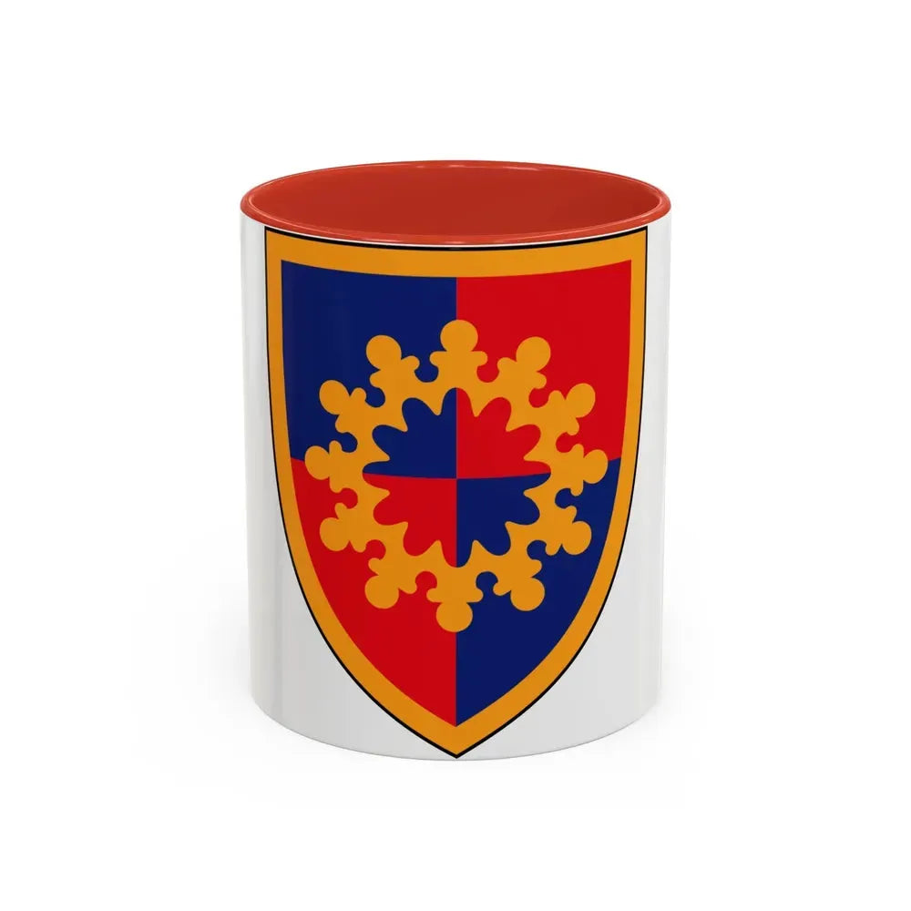 149th Maneuver Enhancement Brigade (U.S. Army) Accent Coffee Mug 11oz Red - Go Mug Yourself