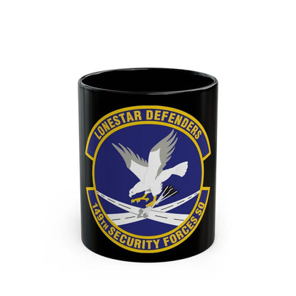 149th Security Forces Squadron (U.S. Air Force) Black Coffee Mug-11oz-Go Mug Yourself