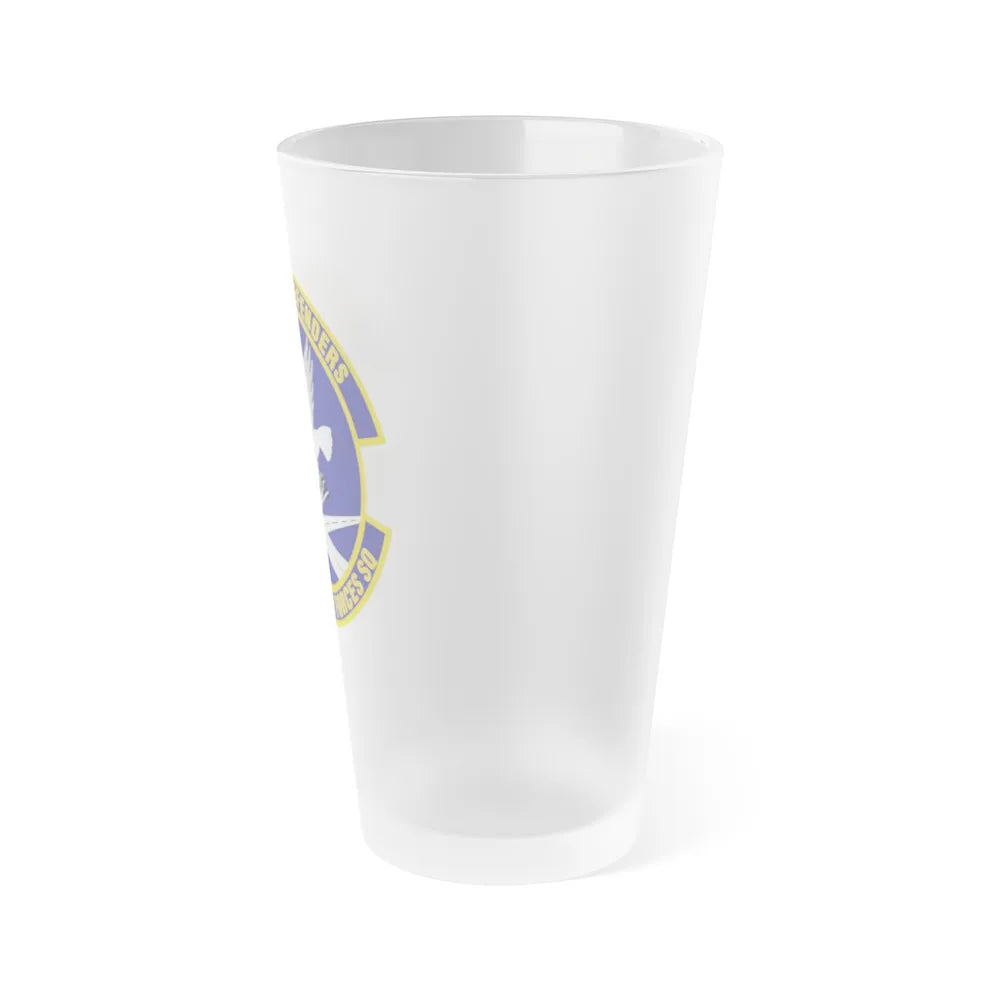 149th Security Forces Squadron (U.S. Air Force) Frosted Pint Glass 16oz-Go Mug Yourself