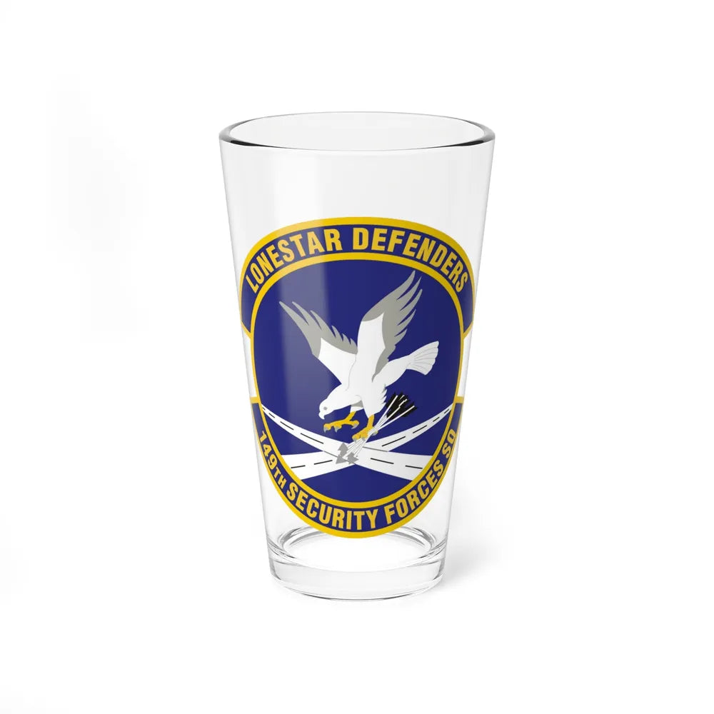 149th Security Forces Squadron (U.S. Air Force) Pint Glass 16oz-16oz-Go Mug Yourself