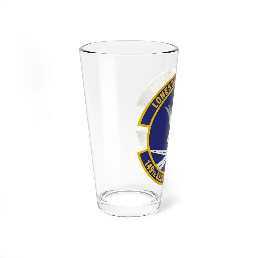 149th Security Forces Squadron (U.S. Air Force) Pint Glass 16oz-Go Mug Yourself