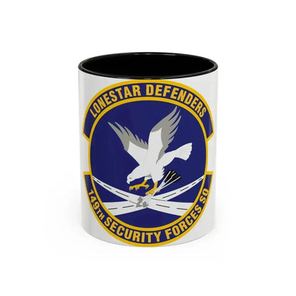 149th Security Forces Squadron (U.S. Air Force) Accent Coffee Mug 11oz Black - Go Mug Yourself