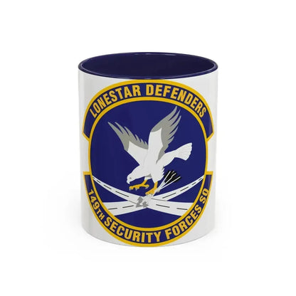149th Security Forces Squadron (U.S. Air Force) Accent Coffee Mug 11oz Navy - Go Mug Yourself