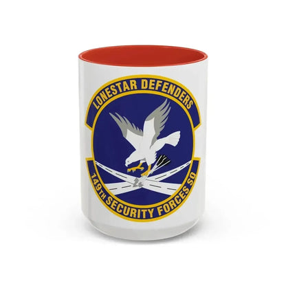 149th Security Forces Squadron (U.S. Air Force) Accent Coffee Mug 15oz Red - Go Mug Yourself
