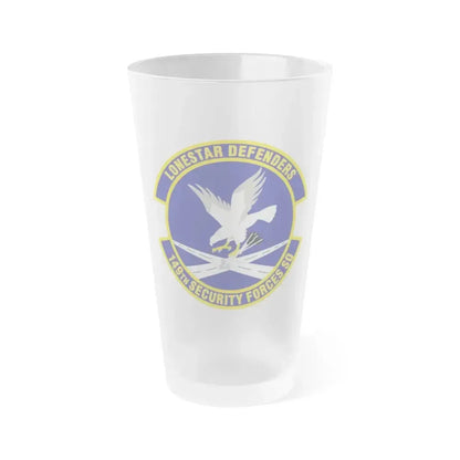 149th Security Forces Squadron (U.S. Air Force) Frosted Pint Glass 16oz 16oz Frosted - Go Mug Yourself