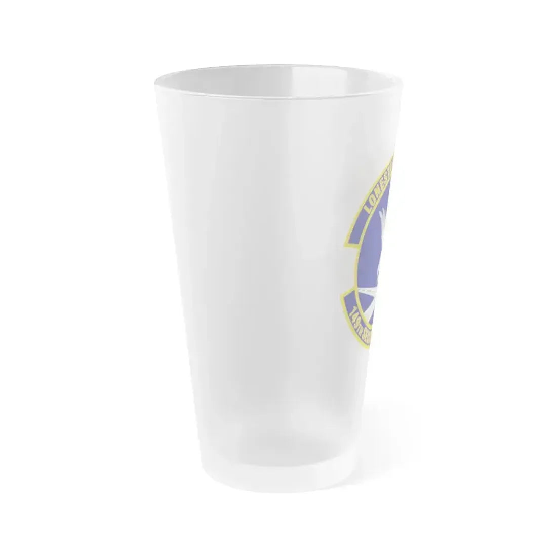 149th Security Forces Squadron (U.S. Air Force) Frosted Pint Glass 16oz - Go Mug Yourself
