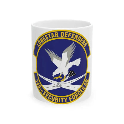 149th Security Forces Squadron (U.S. Air Force) White Coffee Mug 11oz - Go Mug Yourself
