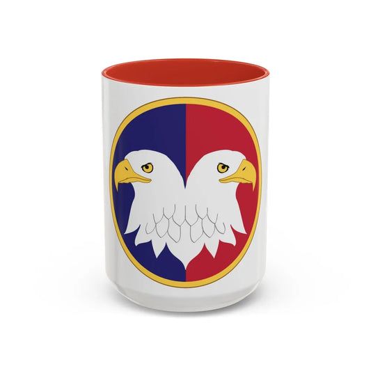 Reserve Command (U.S. Army) Accent Coffee Mug-15oz-Red-Go Mug Yourself