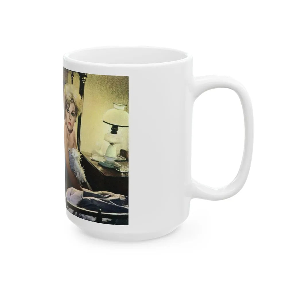 Kim Novak #342 (Vintage Female Icon) White Coffee Mug-Go Mug Yourself