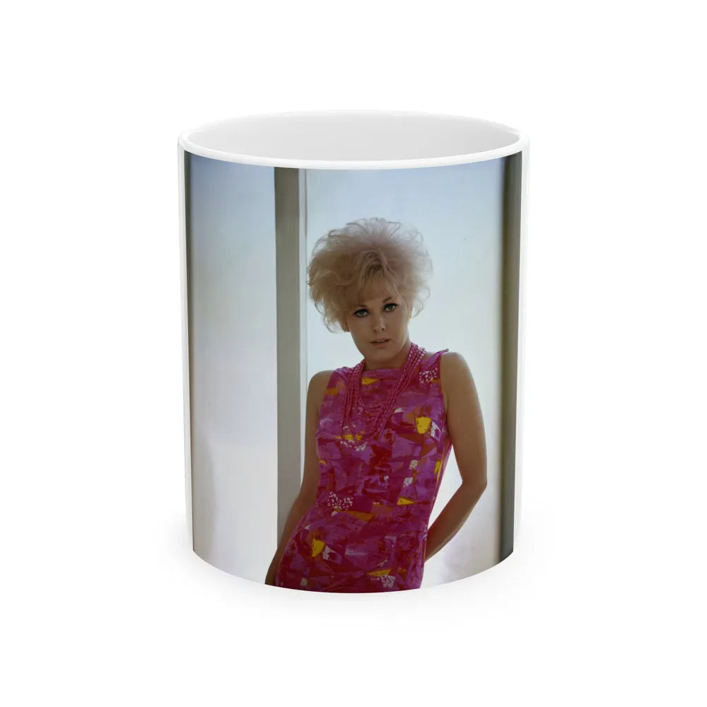 Kim Novak #307 (Vintage Female Icon) White Coffee Mug-11oz-Go Mug Yourself