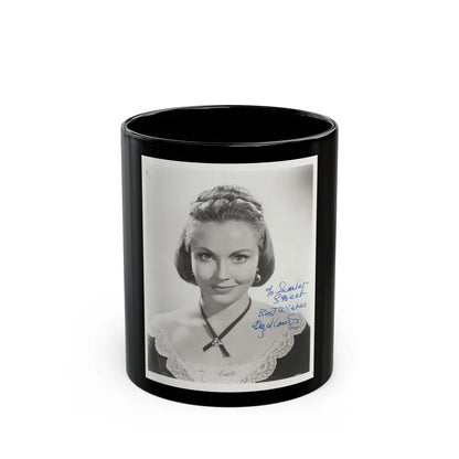 Hazel Court #88 (Vintage Female Icon) Black Coffee Mug-11oz-Go Mug Yourself