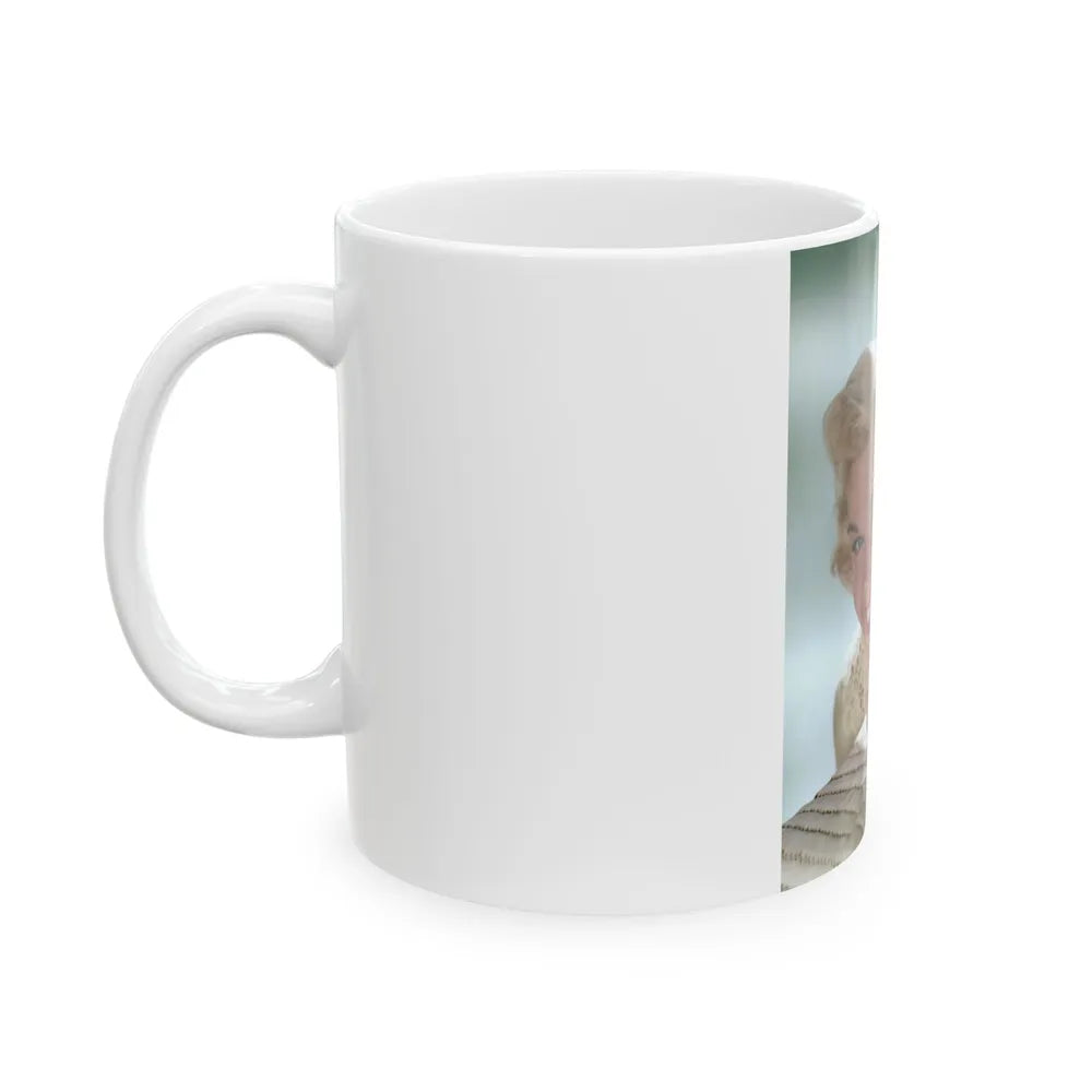 Doris Day #114 (Vintage Female Icon) White Coffee Mug-Go Mug Yourself