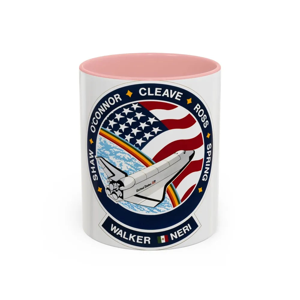 STS 61 b (NASA) Accent Coffee Mug-11oz-Pink-Go Mug Yourself