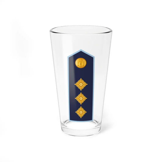 14.LVAF COL (Latvia) (Military Rank) Pint Glass 16oz 16oz - Go Mug Yourself
