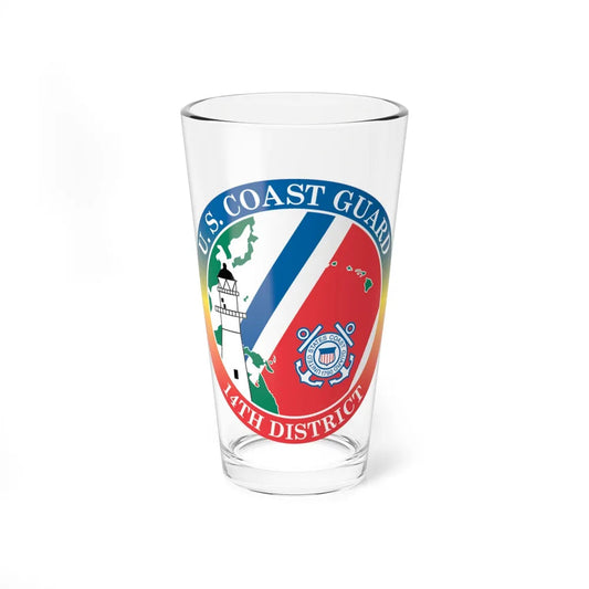 14th CG District (U.S. Coast Guard) Pint Glass 16oz-16oz-Go Mug Yourself