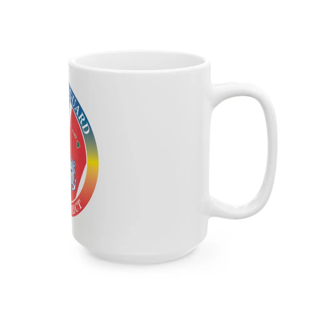 14th CG District (U.S. Coast Guard) White Coffee Mug-Go Mug Yourself