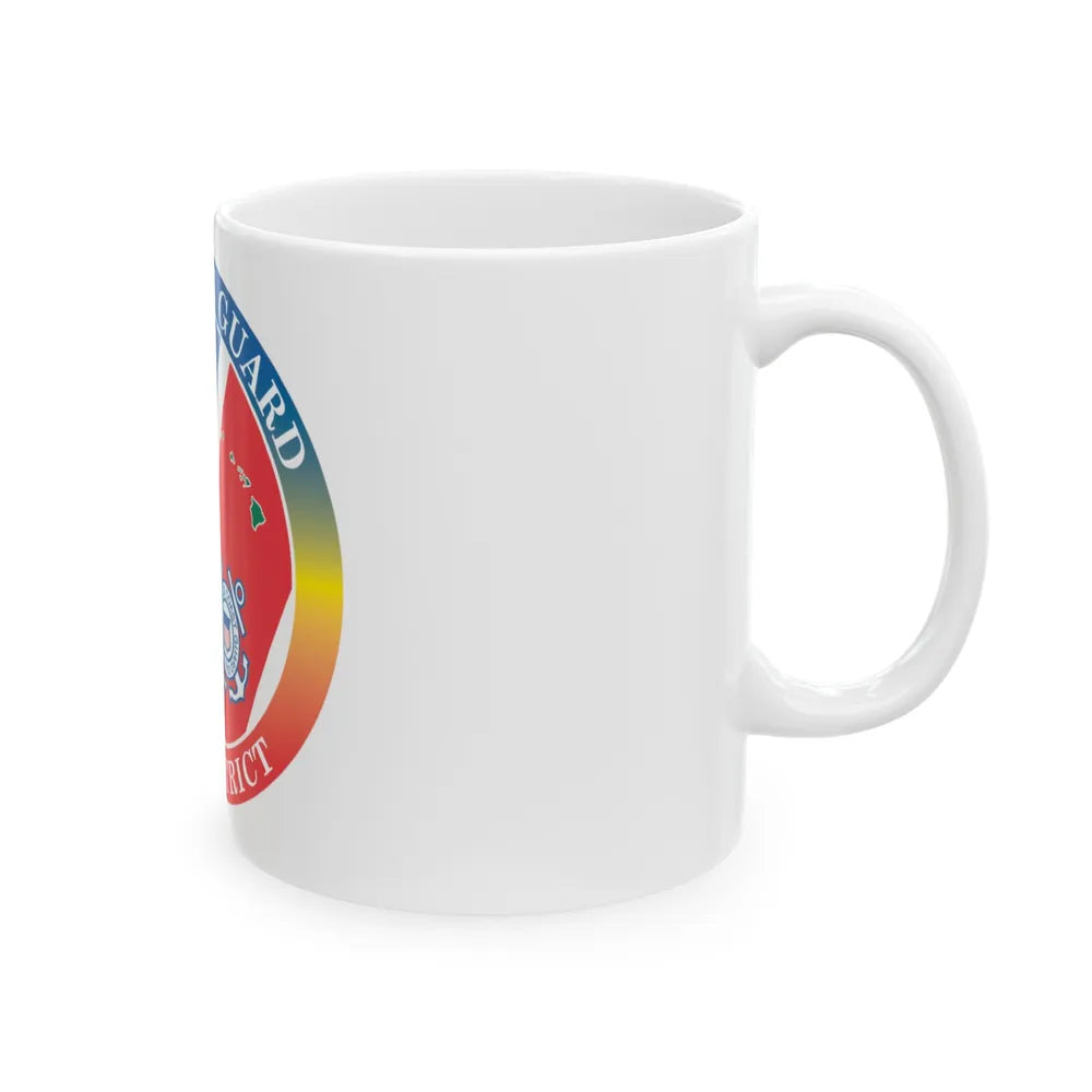 14th CG District (U.S. Coast Guard) White Coffee Mug-Go Mug Yourself