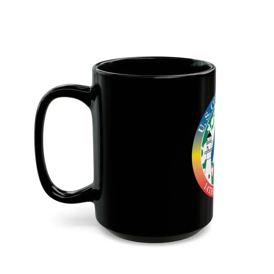 14th CG District (U.S. Coast Guard) Black Coffee Mug - Go Mug Yourself