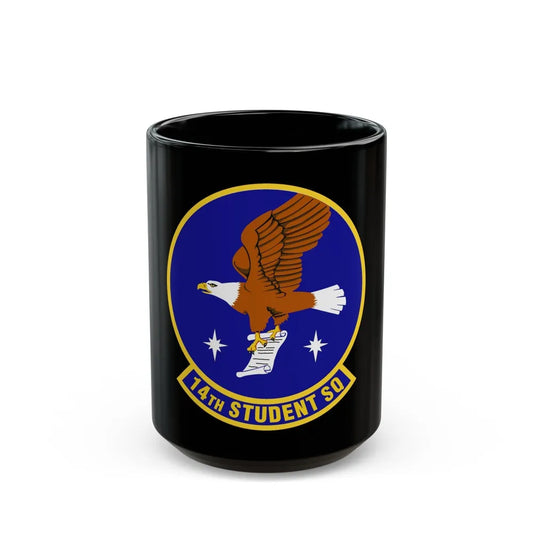 14th Student Squadron (U.S. Air Force) Black Coffee Mug-15oz-Go Mug Yourself