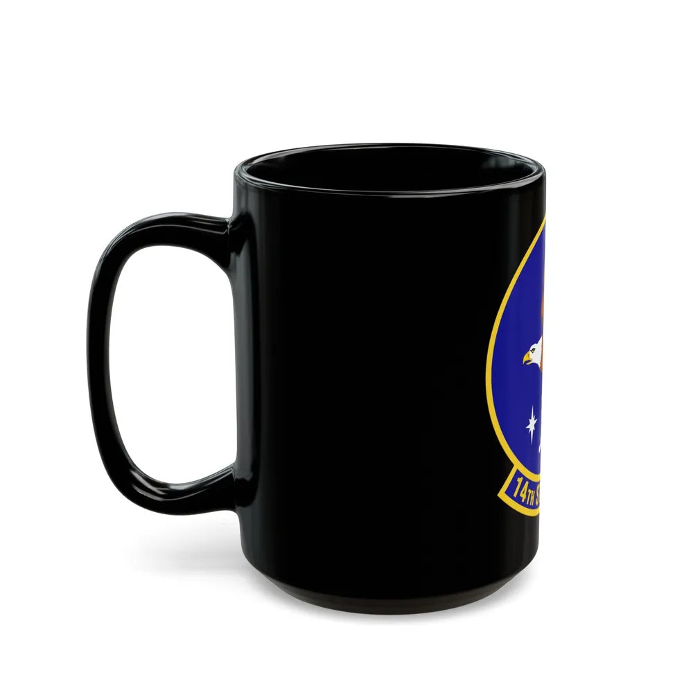 14th Student Squadron (U.S. Air Force) Black Coffee Mug-Go Mug Yourself