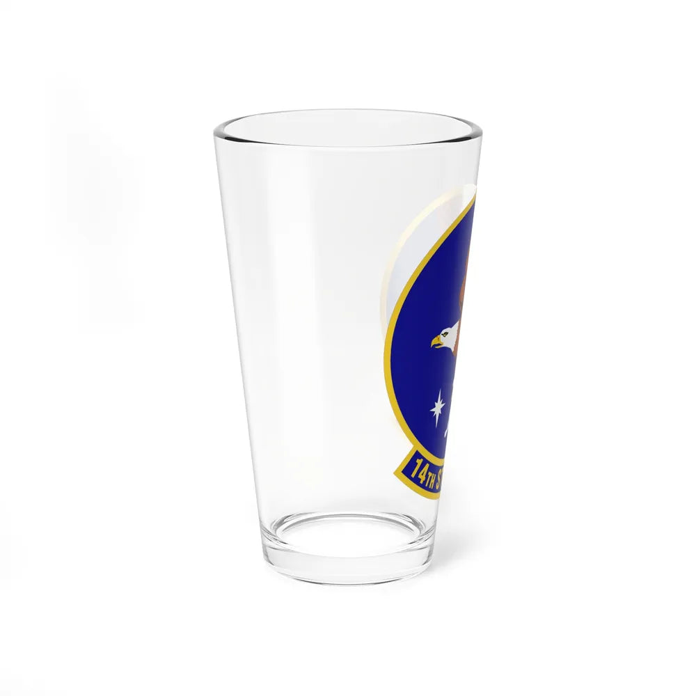 14th Student Squadron (U.S. Air Force) Pint Glass 16oz-Go Mug Yourself