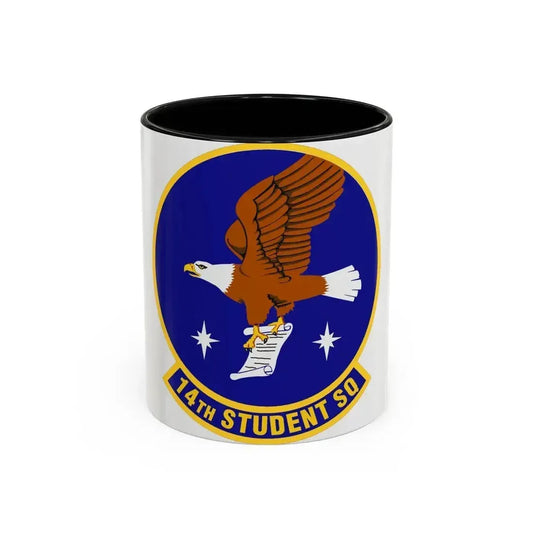14th Student Squadron (U.S. Air Force) Accent Coffee Mug 11oz Black - Go Mug Yourself