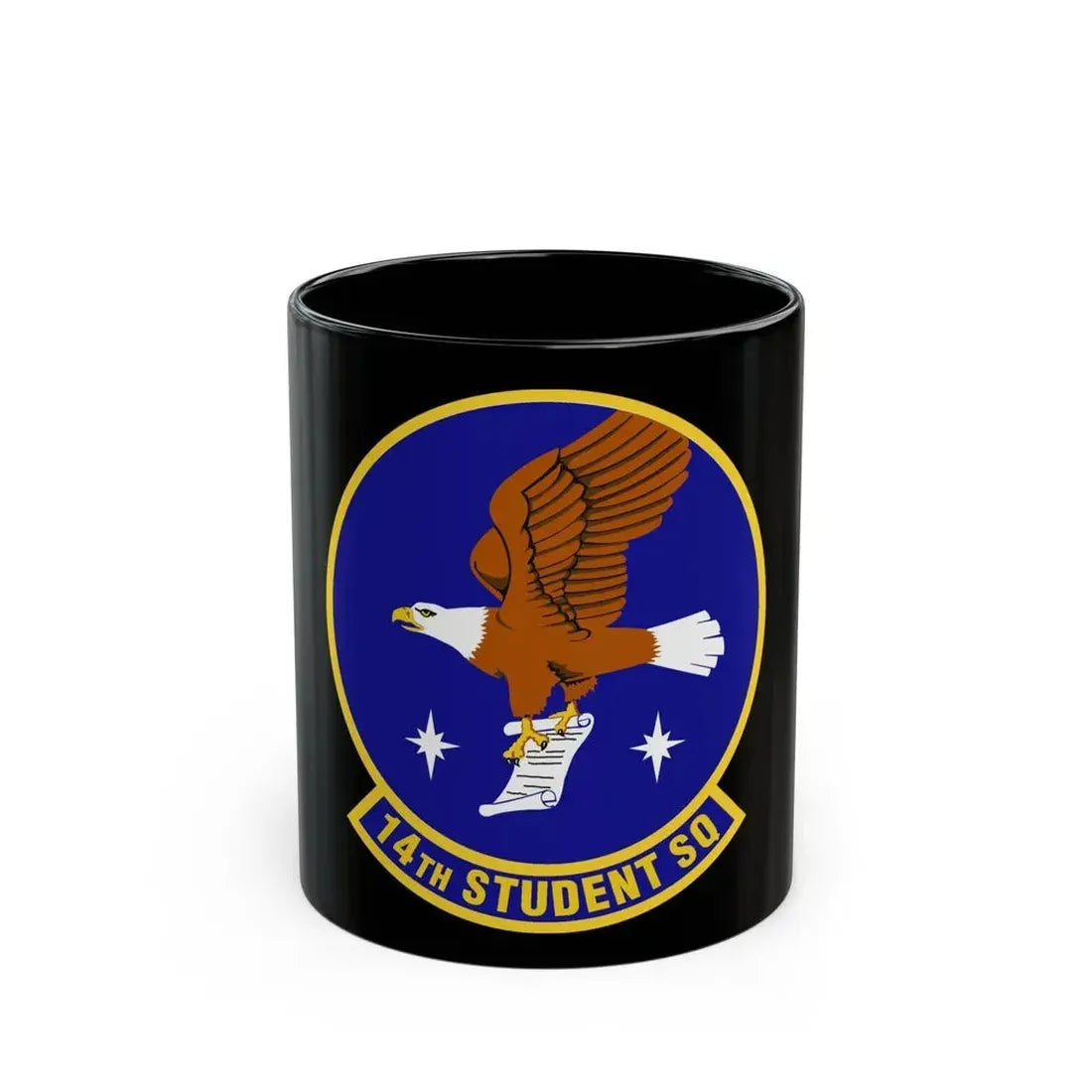 14th Student Squadron (U.S. Air Force) Black Coffee Mug 11oz - Go Mug Yourself