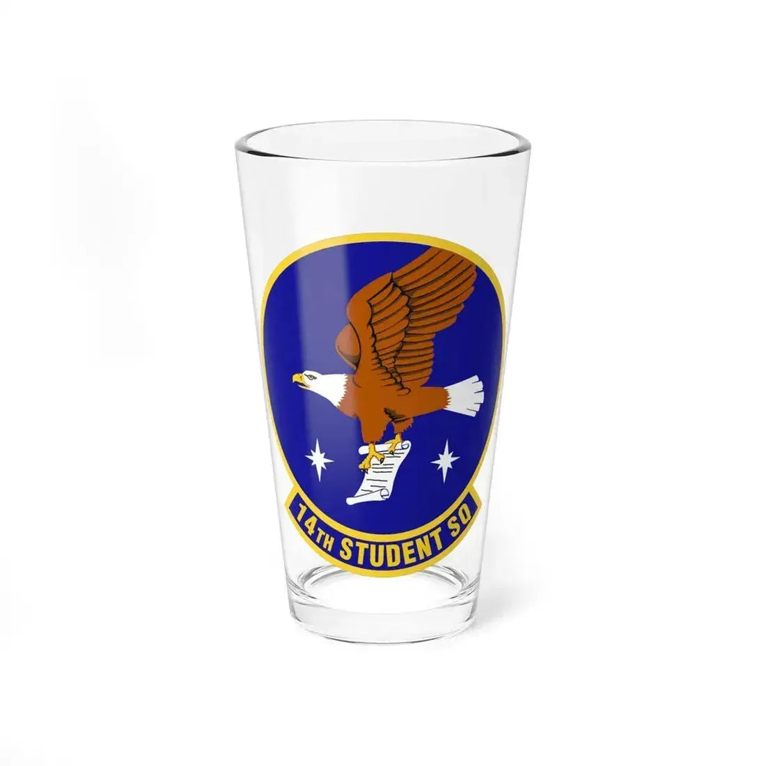 14th Student Squadron (U.S. Air Force) Pint Glass 16oz 16oz - Go Mug Yourself