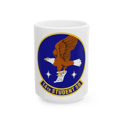 14th Student Squadron (U.S. Air Force) White Coffee Mug 15oz - Go Mug Yourself