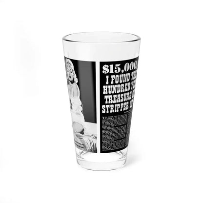 15,000,000 I Found The Five Hundred Year Old Treasure, True Men Stories, February 1972 (Magazine Illustration) Pint Glass 16oz 16oz - Go Mug Yourself