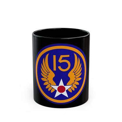 15 Air Force (U.S. Army) Black Coffee Mug-11oz-Go Mug Yourself