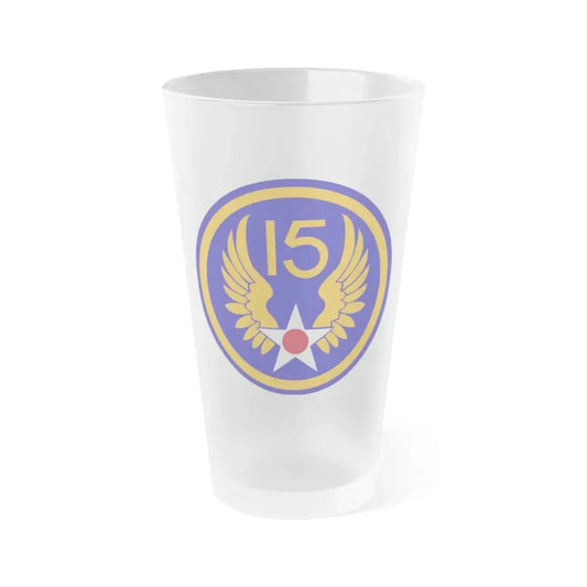 15 Air Force (U.S. Army) Frosted Pint Glass 16oz Default Title - Go Mug Yourself
