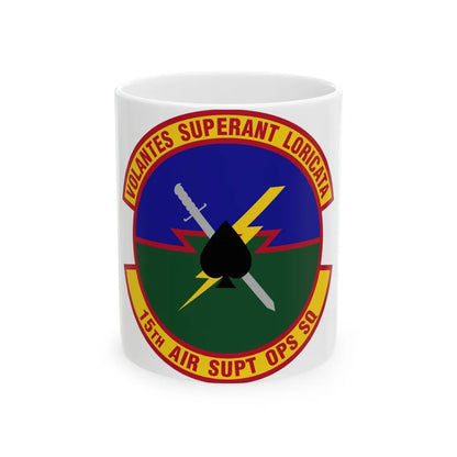 15 Air Support Operations Squadron ACC (U.S. Air Force) White Coffee Mug-11oz-Go Mug Yourself