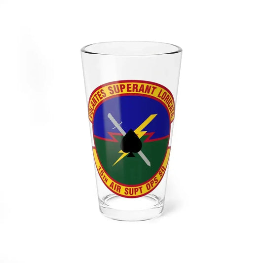 15 Air Support Operations Squadron ACC (U.S. Air Force) Pint Glass 16oz 16oz - Go Mug Yourself