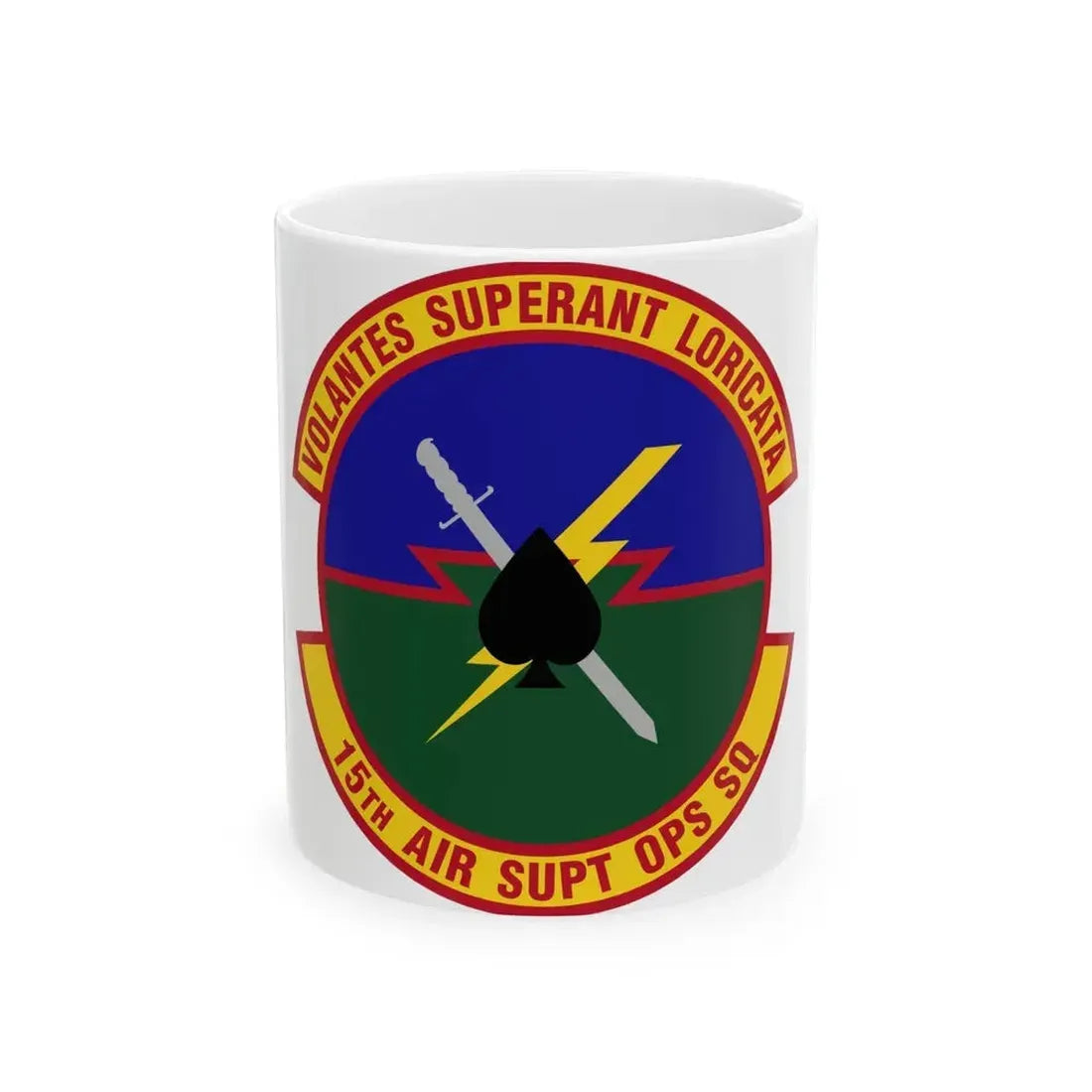 15 Air Support Operations Squadron ACC (U.S. Air Force) White Coffee Mug 11oz - Go Mug Yourself