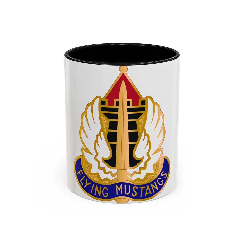 15 Aviation Group (U.S. Army) Accent Coffee Mug-11oz-Black-Go Mug Yourself