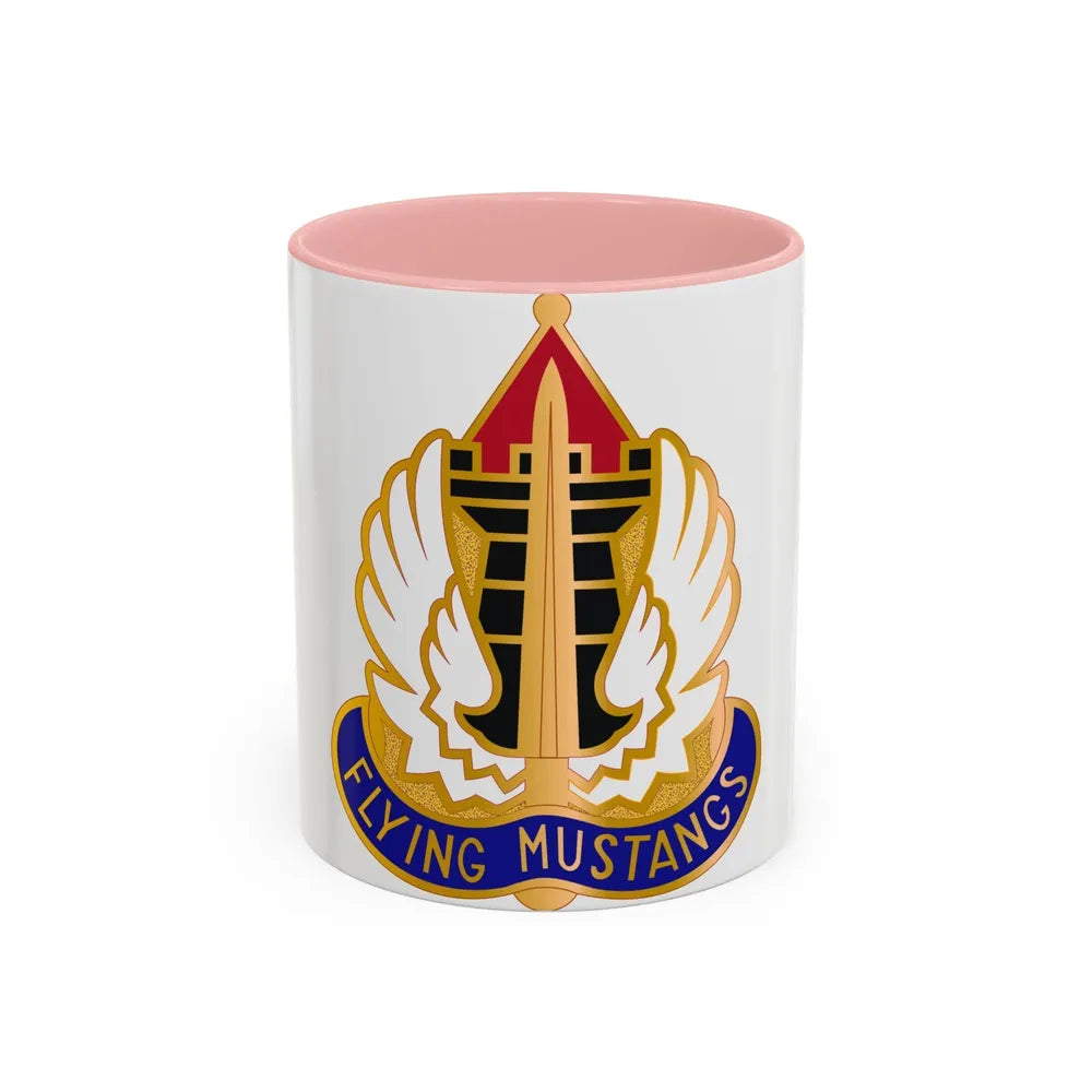 15 Aviation Group (U.S. Army) Accent Coffee Mug-11oz-Pink-Go Mug Yourself