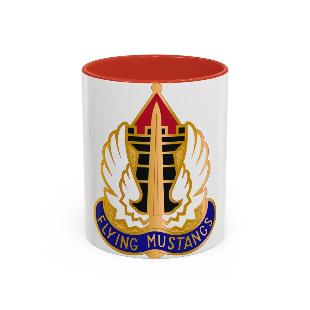 15 Aviation Group (U.S. Army) Accent Coffee Mug-11oz-Red-Go Mug Yourself