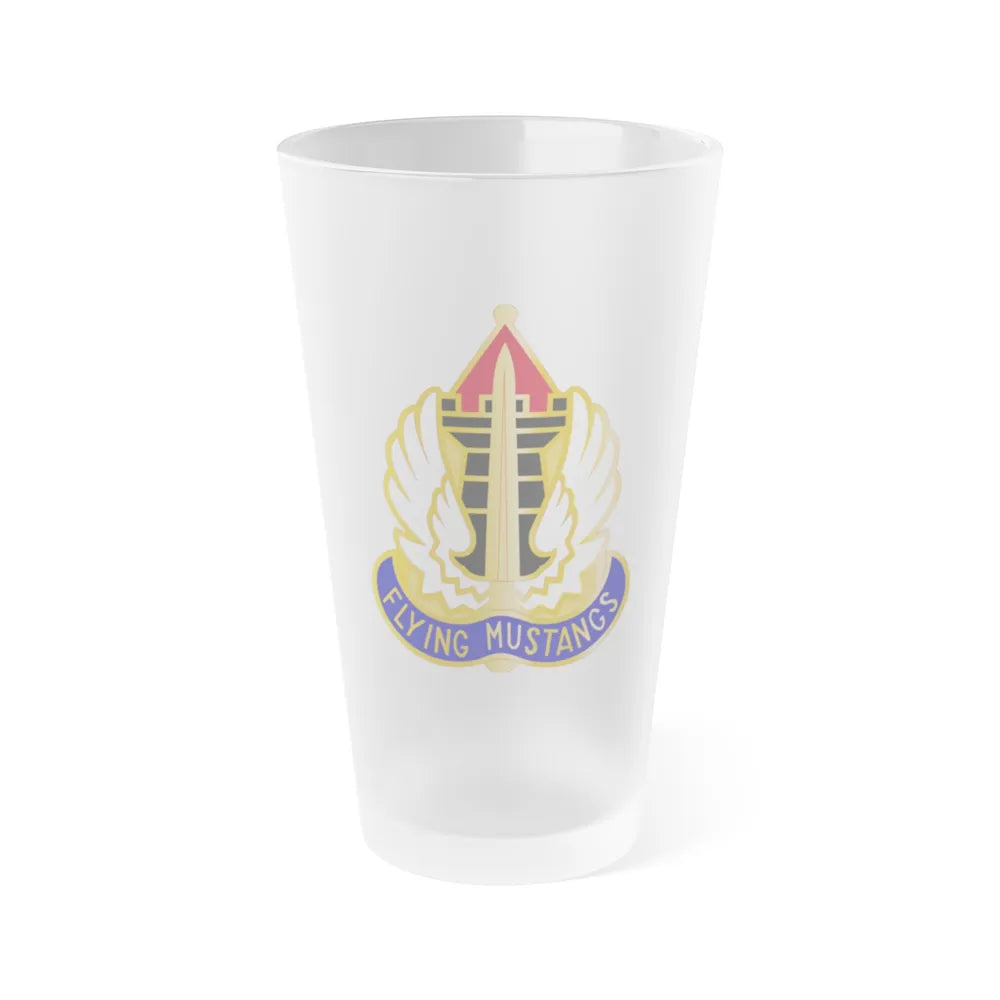 15 Aviation Group (U.S. Army) Frosted Pint Glass 16oz-Go Mug Yourself