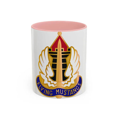 15 Aviation Group (U.S. Army) Accent Coffee Mug 11oz Pink - Go Mug Yourself
