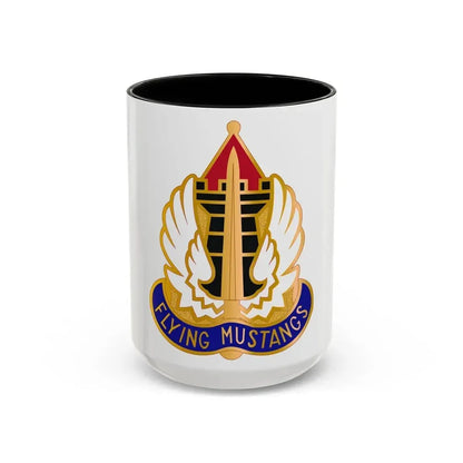 15 Aviation Group (U.S. Army) Accent Coffee Mug 15oz Black - Go Mug Yourself