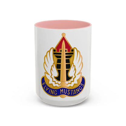 15 Aviation Group (U.S. Army) Accent Coffee Mug 15oz Pink - Go Mug Yourself