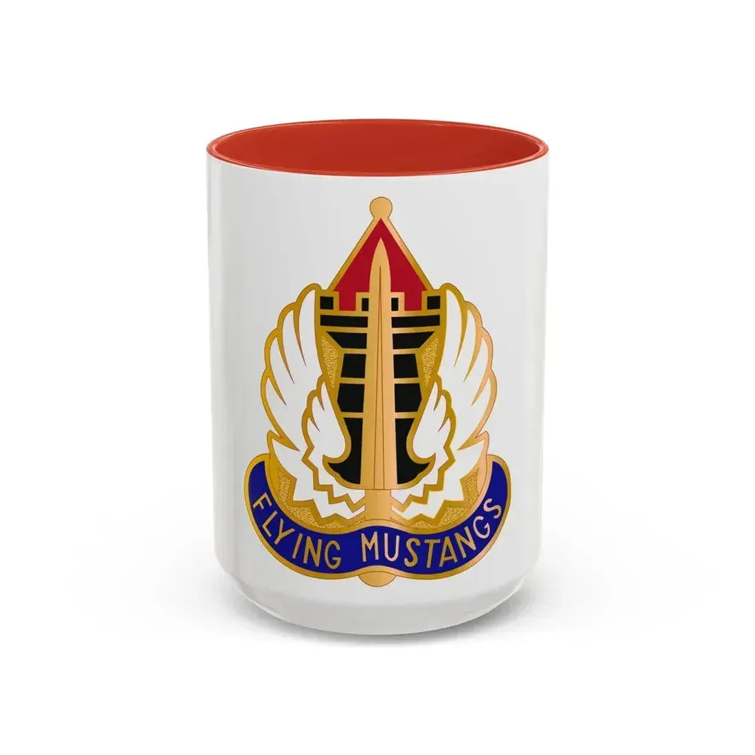 15 Aviation Group (U.S. Army) Accent Coffee Mug 15oz Red - Go Mug Yourself