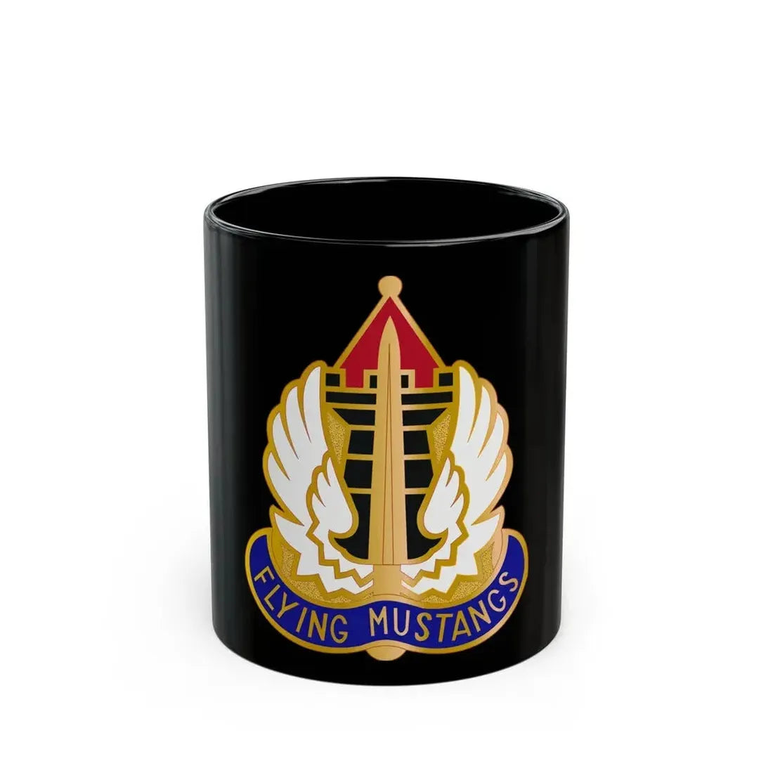 15 Aviation Group (U.S. Army) Black Coffee Mug 11oz - Go Mug Yourself