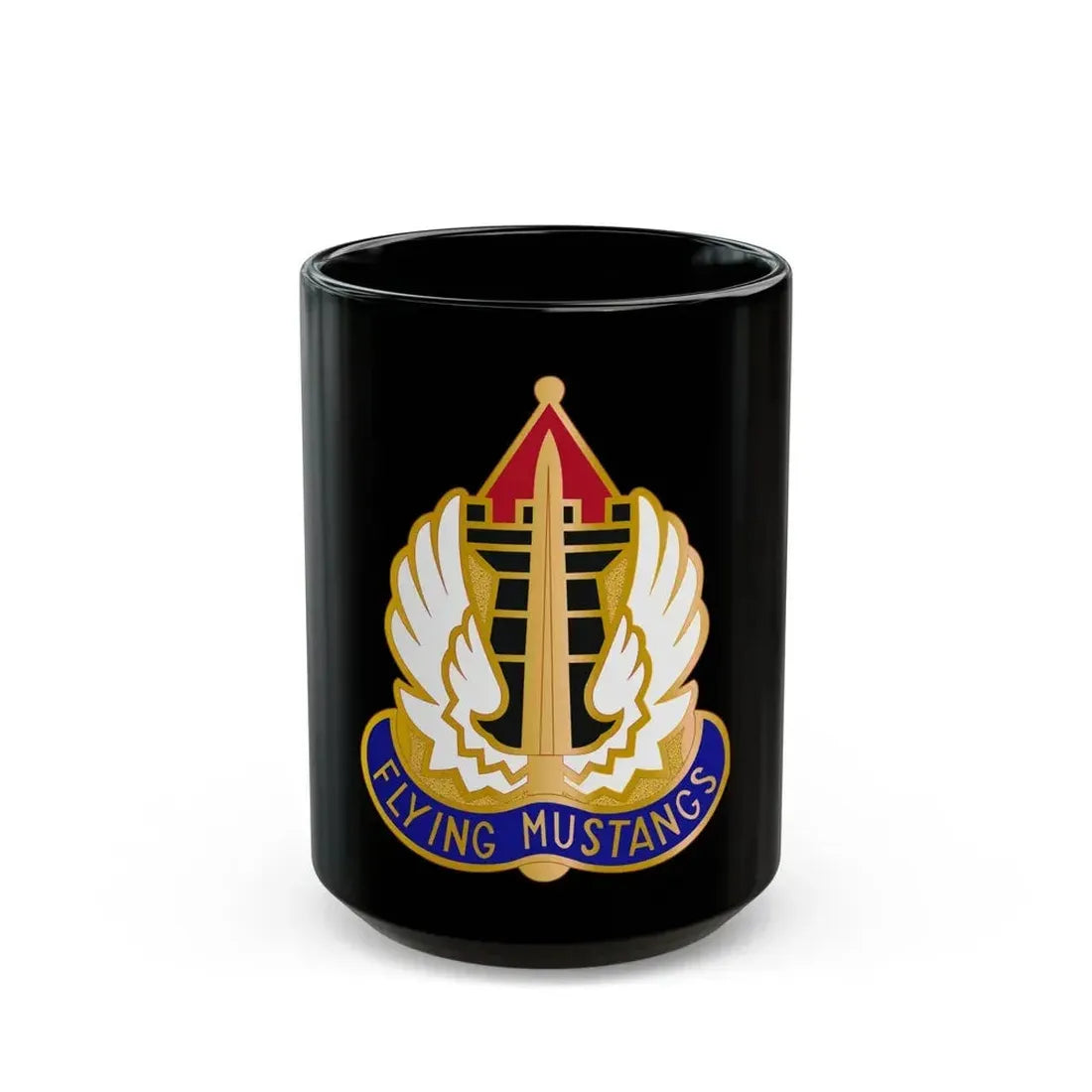 15 Aviation Group (U.S. Army) Black Coffee Mug 15oz - Go Mug Yourself