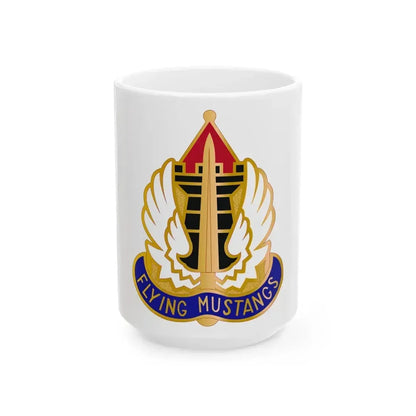 15 Aviation Group (U.S. Army) White Coffee Mug 15oz - Go Mug Yourself