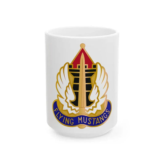 15 Aviation Group (U.S. Army) White Coffee Mug 15oz - Go Mug Yourself