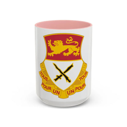 15 Cavalry Regiment (U.S. Army) Accent Coffee Mug-15oz-Pink-Go Mug Yourself