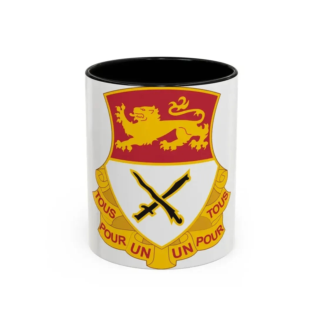 15 Cavalry Regiment (U.S. Army) Accent Coffee Mug 11oz Black - Go Mug Yourself