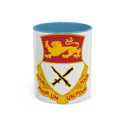 15 Cavalry Regiment (U.S. Army) Accent Coffee Mug 11oz Light Blue - Go Mug Yourself